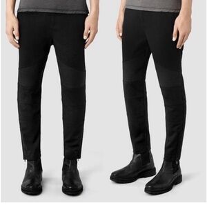 ALLSAINTS wool moto pants
